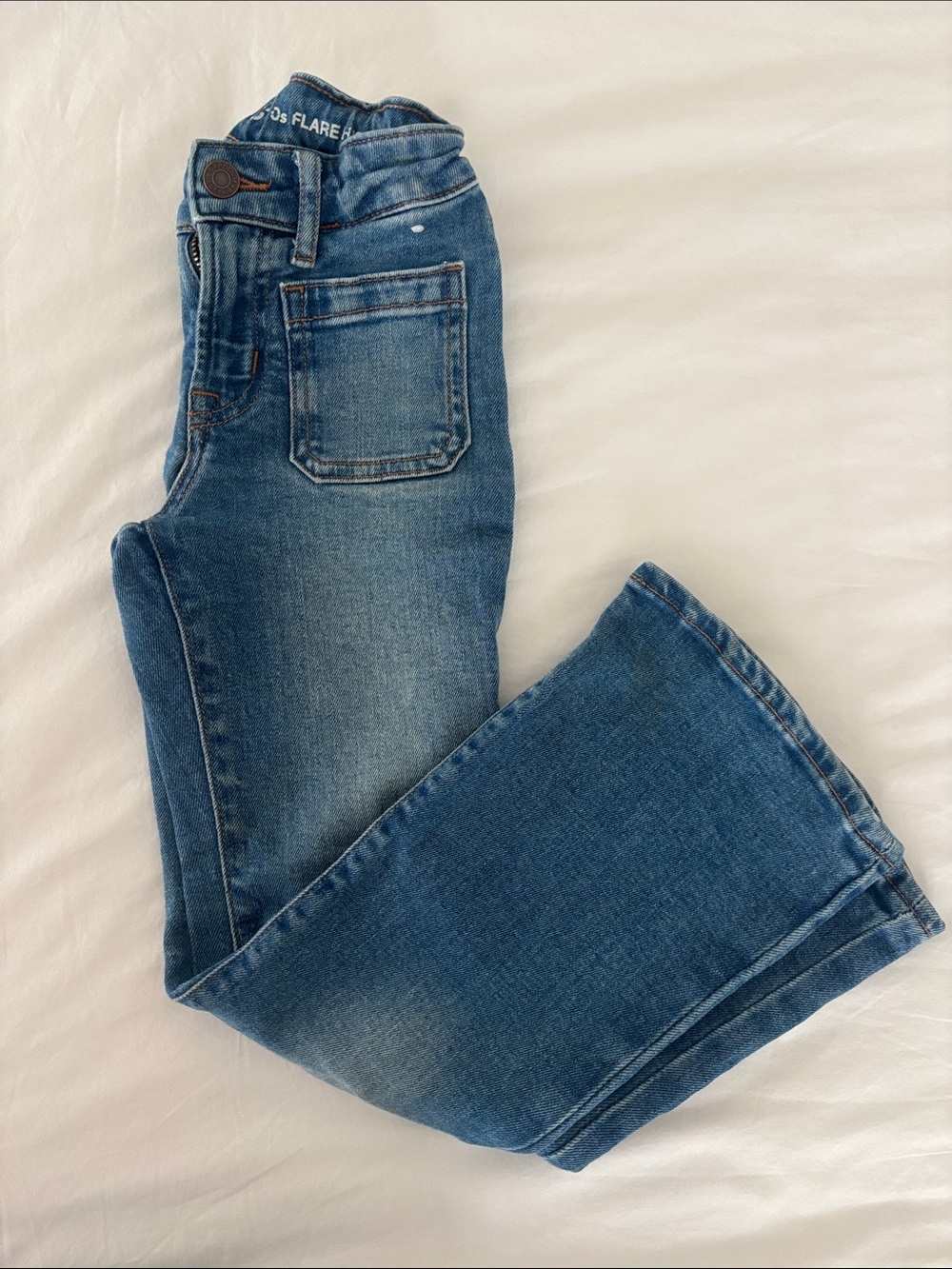 Girls Blue Flare Jeans